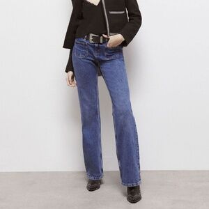 The kooples mid rise flare jeans